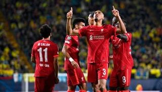 من مباراة فياريال ضد ليفربول في دوري أبطال أوروبا