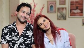 الفنانة منة عرفة وزوجها محمود المهدي