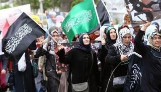 أنصار لجماعة الإخوان في أنقرة- أرشيفية