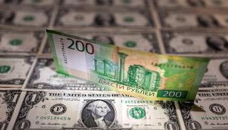 ارتفاع سعر الروبل الروسي