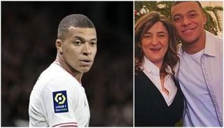 كيليان مبابي ووالدته