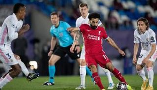 محمد صلاح ضد ريال مدريد في 