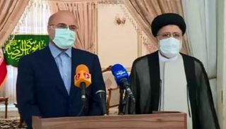 إبراهيم رئيسي ومحمد قاليباف 