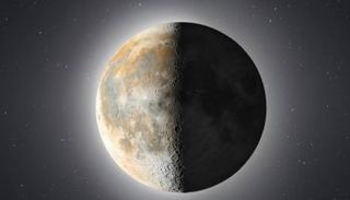 الصورة المزعومة للقمر مركبة وليست حقيقية