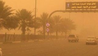 عاصفة ترابية في السعودية - أرشيفية