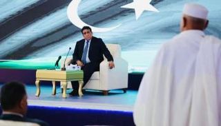 جانب من زيارة محمد المنفي إلى مصراتة (المجلس الرئاسي)
