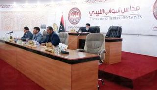 جانب من إحدى جلسات البرلمان الليبي- أرشيفية