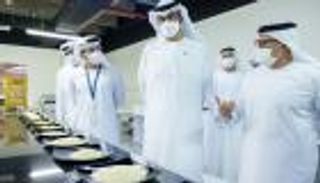 سلطان الجابر يطلع على خطط تطوير مصنع "الظاهرة" للأرز