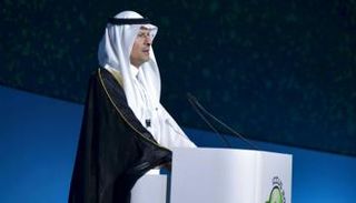 وزير الطاقة السعودي خلال كلمته في قمة للطيران بالرياض