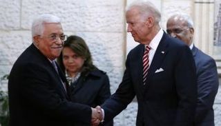 بايدن وعباس في لقاء سابق