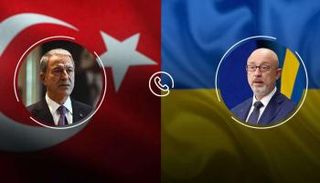 وزيرا دفاع تركيا وأوكرانيا