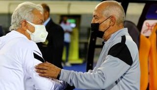 حلمي طولان مع مدرب الزمالك