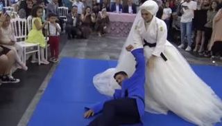 لقطة من حفل الزفاف