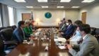 سلطان الجابر يبحث 4 ملفات رئيسية مع وزيرة الطاقة الأمريكية