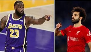 ليبرون جيمس ومحمد صلاح