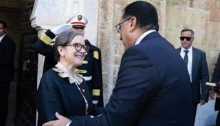 رئيس  الوزراء المصري مصطفى مدبولي ونجلاء بودن