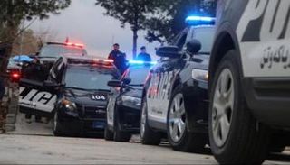 قوة من شرطة أربيل خلال مهمة أمنية
