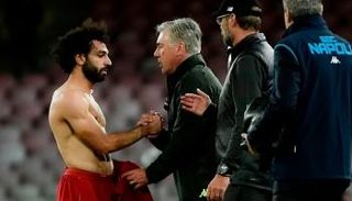 أنشيلوتي ومحمد صلاح