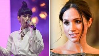 ميجان ماركل والمغنية الصربية كونستراكتا