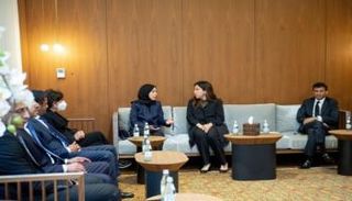 جانب من التعزية بوفاة الشيخ خليفة في بعثة الإمارات بالأمم المتحدة