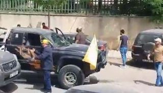 جانب من فوضى نشبت أمام مراكز اقتراع بلبنان