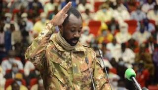 العقيد أسيمي غويتا رئيس المجلس العسكري المالي