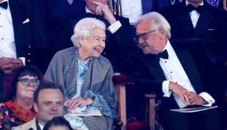 الملكة إليزابيث خلال الفعالية