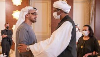 الشيخ محمد بن زايد يتقبل تعازي حميدتي