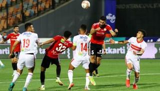 من مباراة الزمالك وطلائع الجيش في الدوري المصري