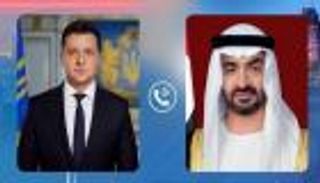 الرئيس الأوكراني يهنئ محمد بن زايد لانتخابه رئيسا للإمارات