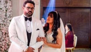 أكرم حسني مع أيتن عامر