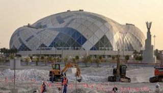 جانب من تجهيزات البنية التحتية لكأس العالم 2022