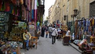 أحد أسواق القاهرة الفاطمية