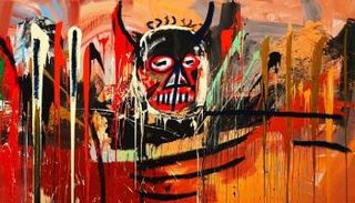 لوحة "أنتايتلد" للفنان جان ميشال باسكيا 