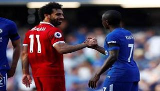 محمد صلاح وكانتي في ليفربول وتشيلسي