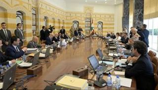 الحكومة اللبنانية في جلستها الأخيرة