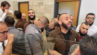 أسرى سجن جلبوع لحظة النطق بالحكم