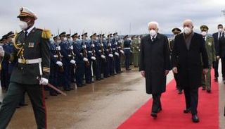 لقاء سابق بين الرئيسين الجزائري والإيطالي