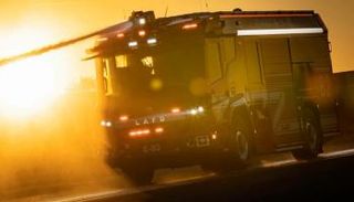 سيارة الإطفاء الكهربائية The Rosenbauer RTX