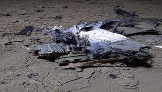 حطام الطائرة المسيرة -أرشيفية