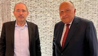 وزيرا خارجية الأردن ومصر