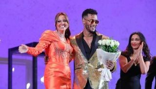 محمد رمضان مع بشرى