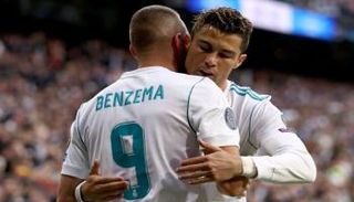 كريم بنزيما مع كريستيانو رونالدو