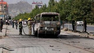 آثار أحد التفجيرات في أفغانستان- أرشيفية