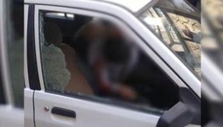 الضابط الإيراني حسن صياد خدايي مقتولا في سيارته في طهران