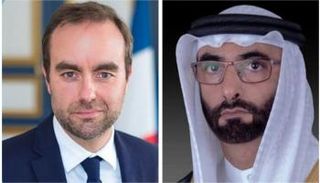 البواردي ووزير الدفاع الفرنسي