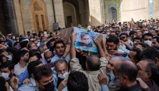 مراسم تشييع صياد خدائي