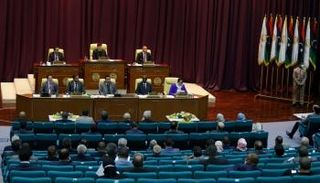 جلسة سابقة للبرلمان الليبيي في مدينة سرت - أرشيفية