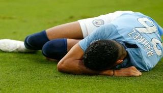 رياض محرز لاعب مانشستر سيتي ومنتخب الجزائر