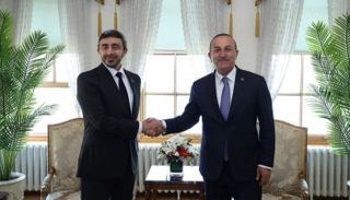 وزيرا الخارجية الإماراتي والتركي